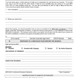 BPH 1074 Grievance-Rev 2006 FillablePDF